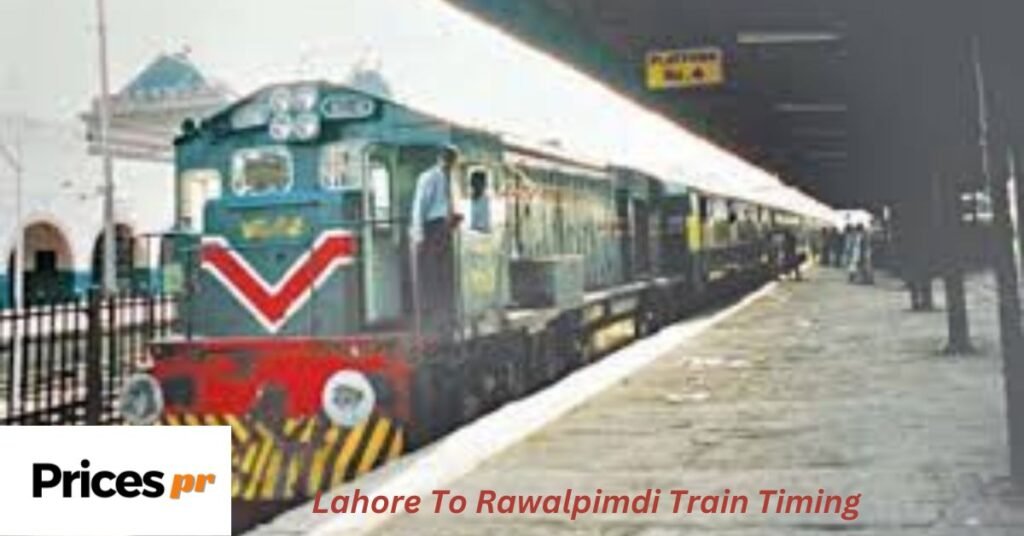 Lahore To Rawalpimdi Train Timing