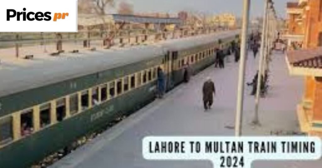 Lahore To Multan Train Timing 2024