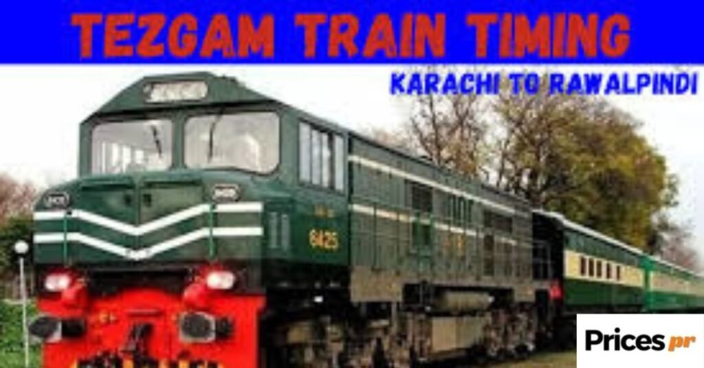 Tezgam Express Train Timings and Routes 2024